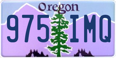 OR license plate 975IMQ