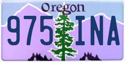 OR license plate 975INA
