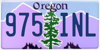 OR license plate 975INL