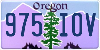OR license plate 975IOV