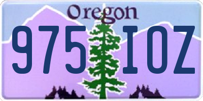 OR license plate 975IOZ