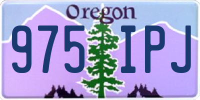 OR license plate 975IPJ