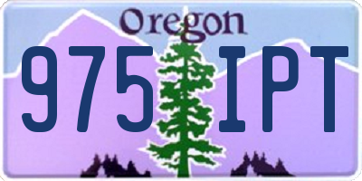 OR license plate 975IPT