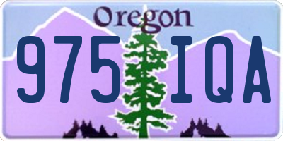 OR license plate 975IQA
