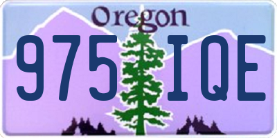 OR license plate 975IQE