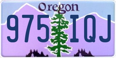 OR license plate 975IQJ