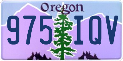 OR license plate 975IQV