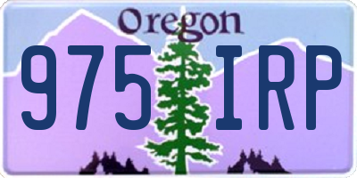 OR license plate 975IRP