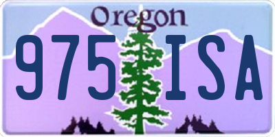 OR license plate 975ISA