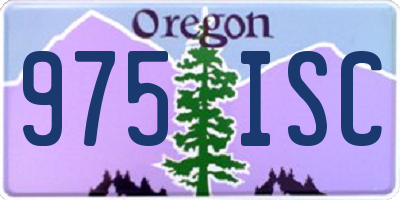 OR license plate 975ISC