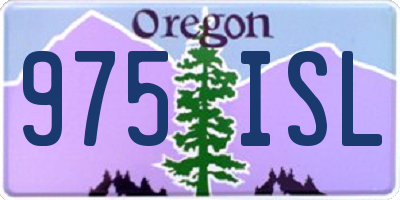 OR license plate 975ISL