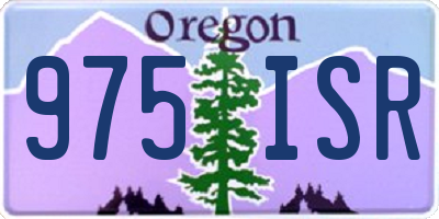 OR license plate 975ISR