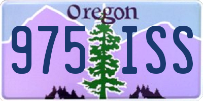 OR license plate 975ISS