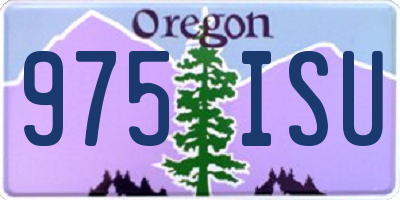 OR license plate 975ISU