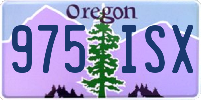 OR license plate 975ISX