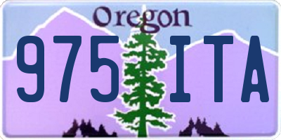 OR license plate 975ITA