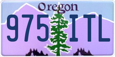 OR license plate 975ITL