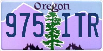 OR license plate 975ITR