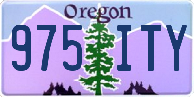 OR license plate 975ITY