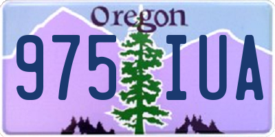OR license plate 975IUA