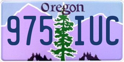 OR license plate 975IUC