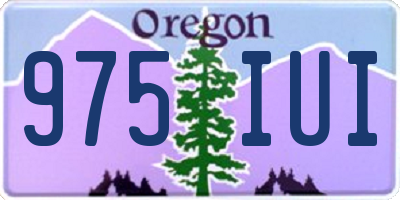 OR license plate 975IUI