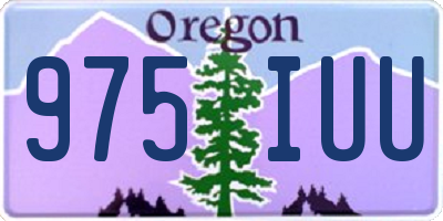 OR license plate 975IUU