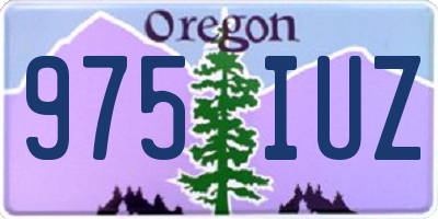 OR license plate 975IUZ