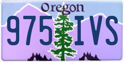 OR license plate 975IVS