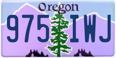 OR license plate 975IWJ