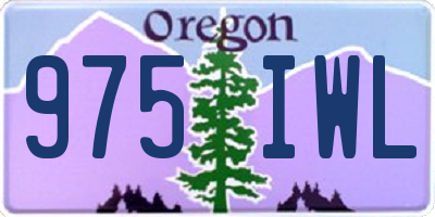 OR license plate 975IWL