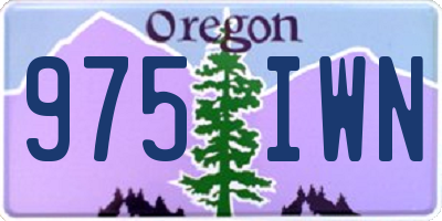 OR license plate 975IWN