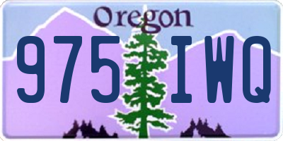 OR license plate 975IWQ