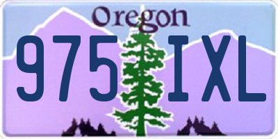 OR license plate 975IXL