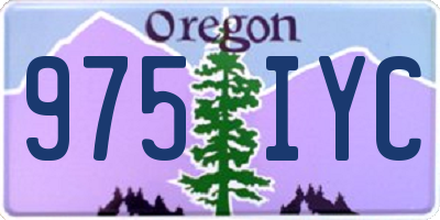 OR license plate 975IYC