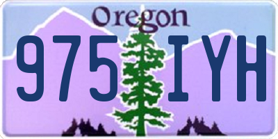 OR license plate 975IYH