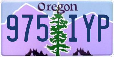 OR license plate 975IYP