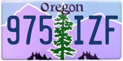 OR license plate 975IZF