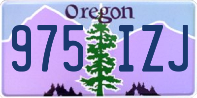 OR license plate 975IZJ