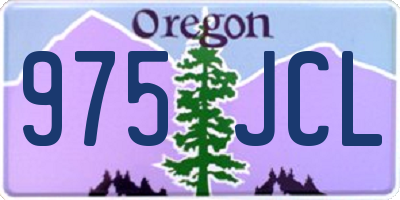 OR license plate 975JCL