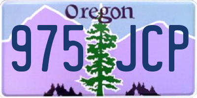 OR license plate 975JCP