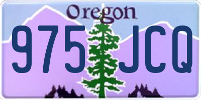 OR license plate 975JCQ