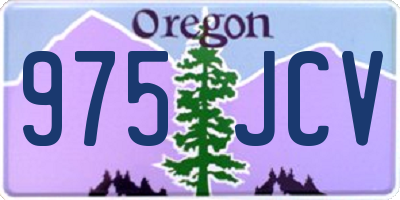 OR license plate 975JCV