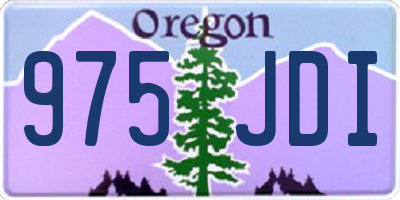 OR license plate 975JDI