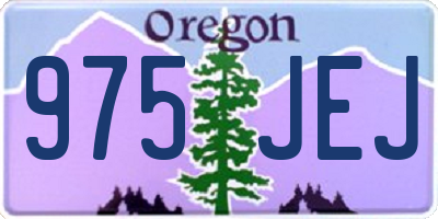 OR license plate 975JEJ