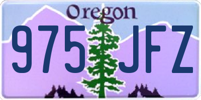 OR license plate 975JFZ