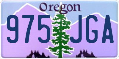 OR license plate 975JGA