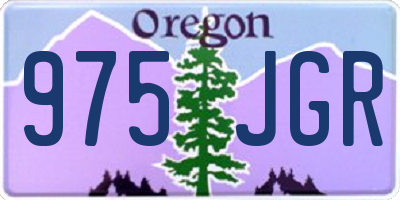 OR license plate 975JGR