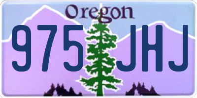 OR license plate 975JHJ