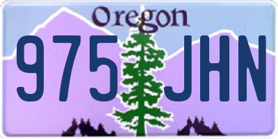 OR license plate 975JHN